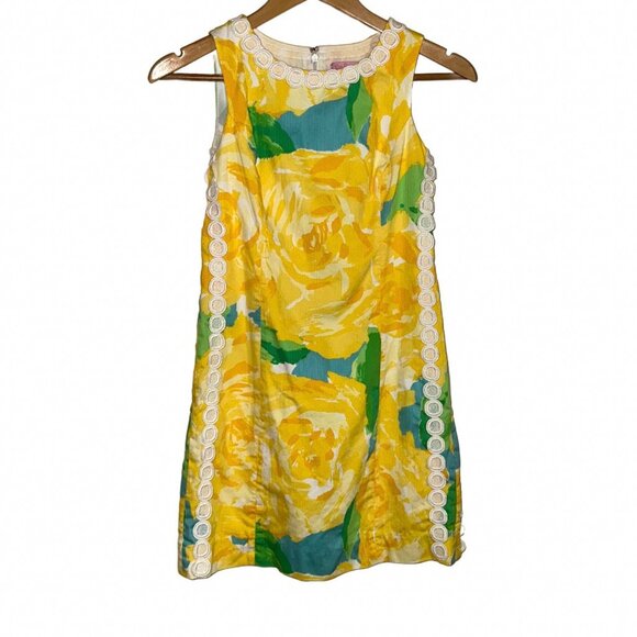 Lilly Pulitzer Mila Shift Dress | Sunglow Yellow First Impressions | Holy Grail - Picture 2 of 10